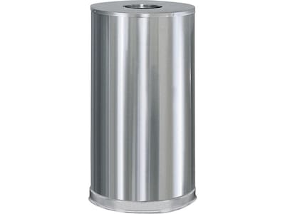 Rubbermaid Metallic Indoor Trash Can w/ no Lid, Stainless Steel Metal, 15 Gal. (FGCC16SSSGL)