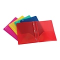 Oxford 2-Pocket Fastener Folders, Assorted Colors, 25/Box (OXF 99811)