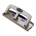 Officemate Deluxe 3-Hole Punch, 20 Sheet Capacity, Silver (90102)