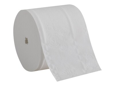 Angel Soft Professional Series Compact Coreless Toilet Paper, 2-Ply, White, 750 Sheets/Roll, 36 Rolls/Carton (19371)