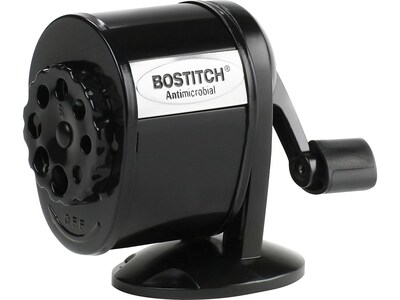 Bostitch Manual Pencil Sharpener, Black (MPS1-BLK)