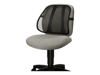 Mind Reader Harmony Collection, Ergonomic Back and Footrest Set, Memory  Foam Support, Lower Back Cushion Attaches to Office Chair, Fabric Mesh