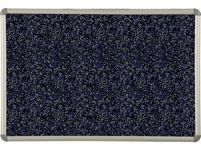 Best-Rite Rubber-Tak Bulletin Board, Euro Frame, 4'H x 8'W (321RH-97)