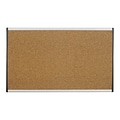 Quartet Arc Cubicle Cork Bulletin Board, Aluminum Frame, 18H x 30W (ARCB3018)