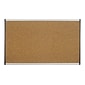 Quartet Arc Cubicle Cork Bulletin Board, Aluminum Frame, 18"H x 30"W (ARCB3018)