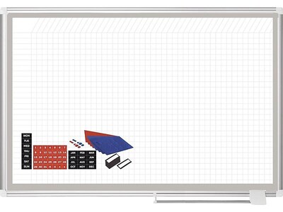 MasterVision Gold Ultra Lacquered Steel Dry-Erase Whiteboard, 4 x 3 (GA05108830A)