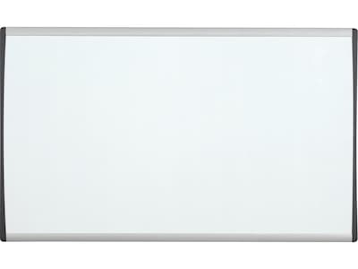 Quartet Arc Cubicle Painted Steel Dry-Erase Whiteboard, Aluminum Frame, 2.5 x 1.5 (ARC3018)