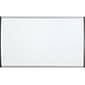 Quartet Arc Cubicle Painted Steel Dry-Erase Whiteboard, Aluminum Frame, 2.5 x 1.5 (ARC3018)