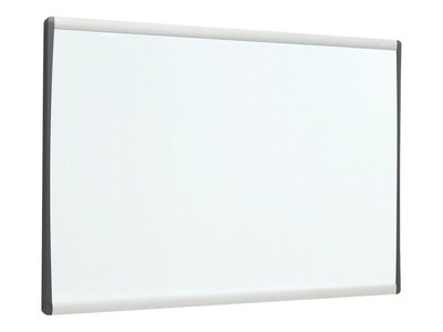 Quartet Arc Cubicle Painted Steel Dry-Erase Whiteboard, Aluminum Frame, 2.5 x 1.5 (ARC3018)