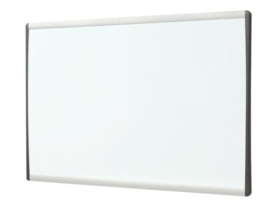Quartet Arc Cubicle Painted Steel Dry-Erase Whiteboard, Aluminum Frame, 2.5' x 1.5' (ARC3018)