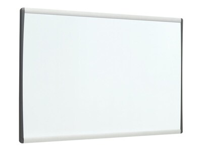 Quartet Arc Cubicle Painted Steel Dry-Erase Whiteboard, Aluminum Frame, 1 x 1 (ARC1411)
