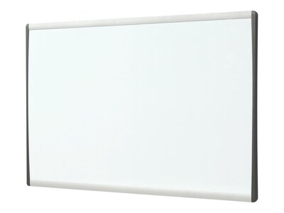 Quartet Arc Cubicle Painted Steel Dry-Erase Whiteboard, Aluminum Frame, 1 x 1 (ARC1411)