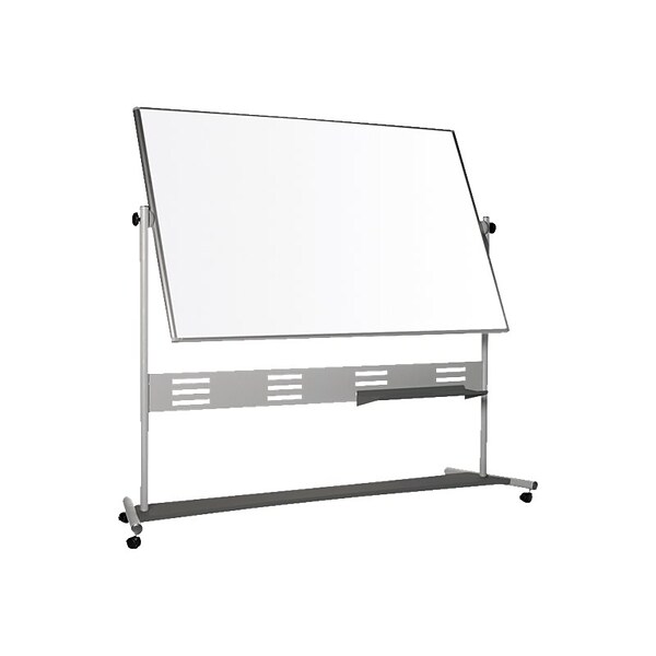 MasterVision Evolution Lacquered Steel Dry-Erase Whiteboard, Aluminum Frame, 6 x 4 (QR5507)