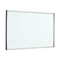 Quartet Arc Cubicle Painted Steel Dry-Erase Whiteboard, Aluminum Frame, 2 x 1 (ARC2414)