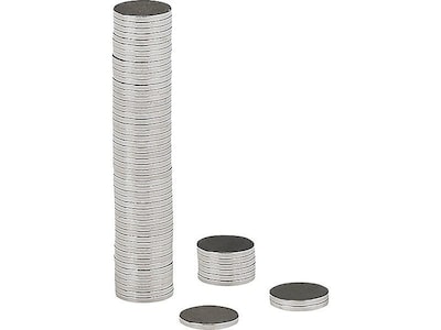 Quartet Matrix Magnets, Silver, 50/Pack (SM50)