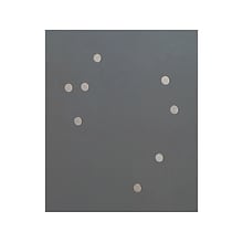 Quartet Matrix Magnets, Silver, 50/Pack (SM50)