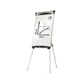 Quartet Euro Magnetic Easel, 73.5, Silver Metal (EU500E)