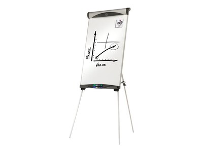 Quartet Euro Magnetic Easel, 73.5, Silver Metal (EU500E)