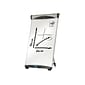 Quartet Euro Magnetic Easel, 73.5", Silver Metal (EU500E)