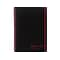 Black N Red Professional Notebooks, 5.875 x 8.25, Wide Ruled, 70 Sheets, Black (JDK-C67009)