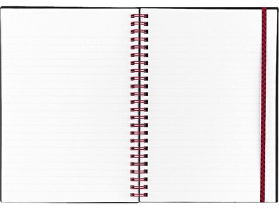 Black N' Red Professional Notebooks, 5.875" x 8.25", Wide Ruled, 70 Sheets, Black (JDK-C67009)