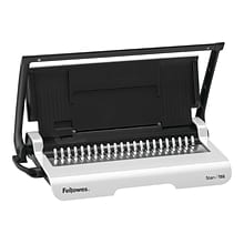 Fellowes Star+ Comb Binding Machine, 150 Sheet Capacity, White/Black (5006501)