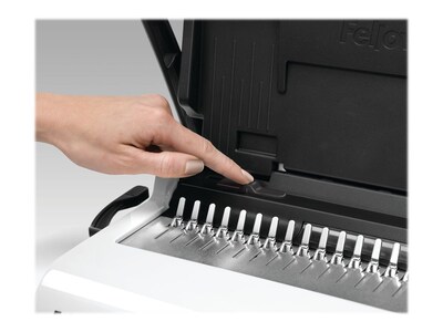 Fellowes Star+ Comb Binding Machine, 150 Sheet Capacity, White/Black (5006501)