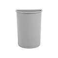 Rubbermaid Untouchable Indoor, Outdoor Trash Can w/ no Lid, Gray Polyethylene, 21 Gal. (FG352000GRAY)