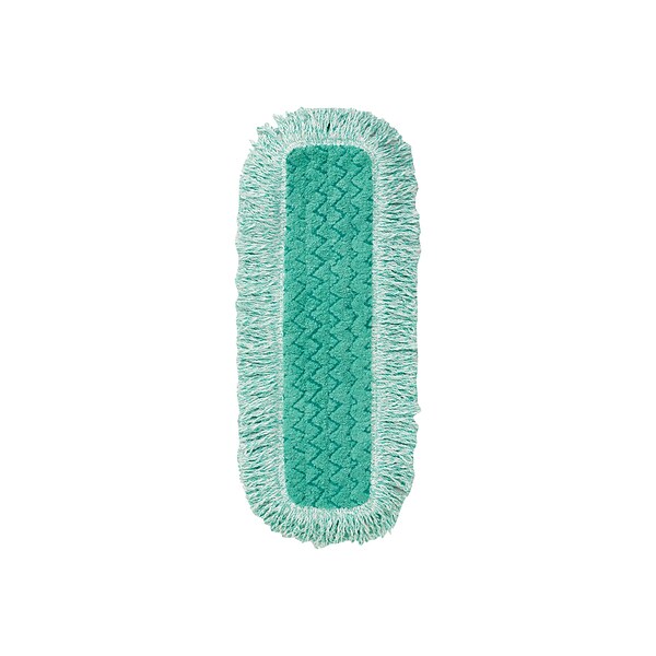 Rubbermaid HYGEN FGQ41000BL00 18 Blue Microfiber Hook & Loop Wet Mop Pad