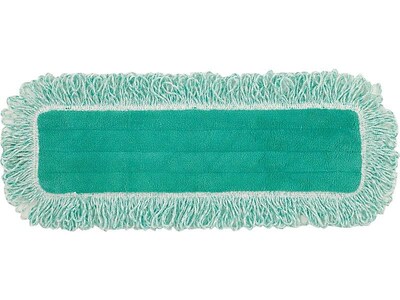 Rubbermaid Commercial Mop Head for Microfiber Mop, Single Sided 18 Inch  Damp Room Mop Pad 18 Blue Damp Mop