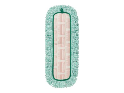 Rubbermaid Commercial HYGEN Microfiber Dust Mop Pad, Green (FGQ41800GR00)