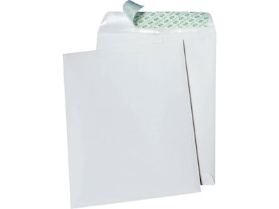 Quality Park Tech-No-Tear Redi-Strip Catalog Envelopes, 10 x 13, White, 100/Box (QUA77397)