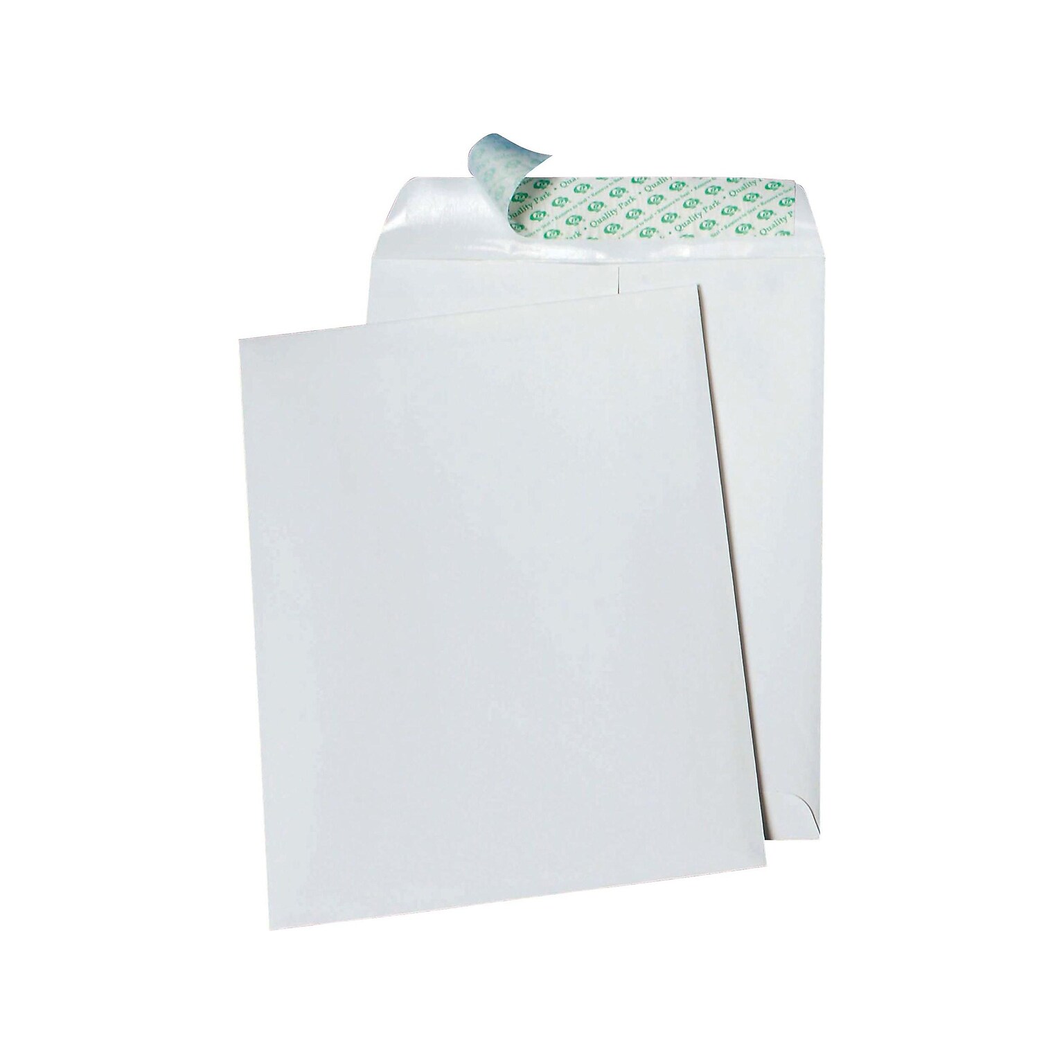 Quality Park Tyvek Tech-No-Tear Redi-Strip Catalog Envelopes, 10 x 13, White, 100/Box (QUA77397)