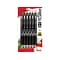 Pentel EnerGel RTX Retractable Gel Pens, Medium Point, Black Ink, 6/Pack (BL77BP6A)