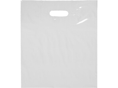 9W x 12L Die-Cut Handle Bag, 1.25 Mil, 1000/Carton (248-0912-9)