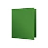 Oxford 2-Pocket Presentation Folders, Green, 25/Box (OXF 57503)