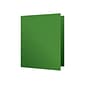 Oxford 2-Pocket Presentation Folders, Green, 25/Box (OXF 57503)