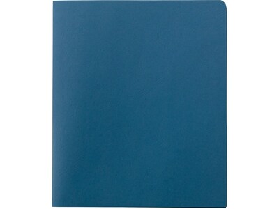 Smead Standard 2-Pocket Heavy Duty Folders, Blue, 25/Box (87852)