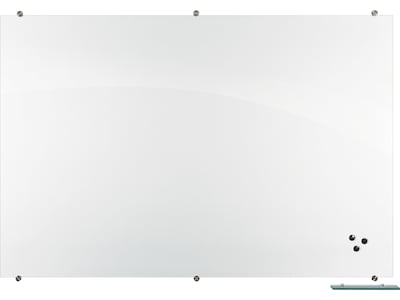 Best-Rite Visionary Glass Dry-Erase Whiteboard, 8 x 4 (83846)