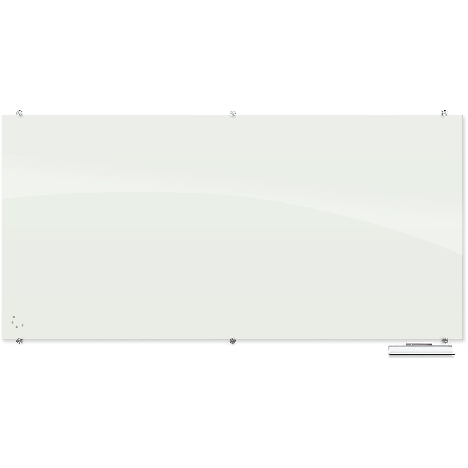 Best-Rite Visionary Glass Dry-Erase Whiteboard, 8 x 4 (83846)