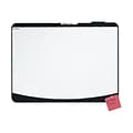 Quartet Designer Tack & Write Melamine Dry-Erase Whiteboard, Plastic Frame, 2 x 1.5 (06355BK)