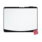 Quartet Designer Tack & Write Melamine Dry-Erase Whiteboard, Plastic Frame, 2' x 1.5' (06355BK)