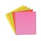 Pacon Neon Poster Boards, 2.5 x 2, Assorted Colors, 25/Carton (104234)