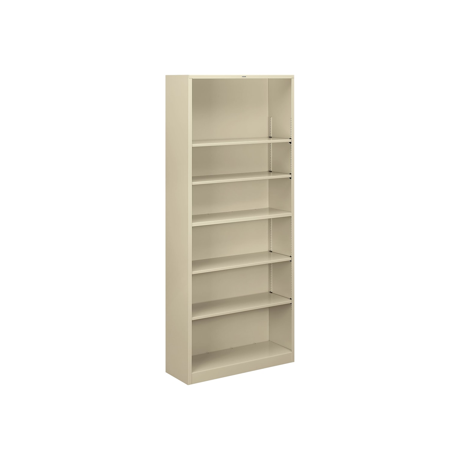 HON Brigade HS82ABC 6-Shelf 81H Bookcase, Putty/Beige Steel(HONS82ABCL)