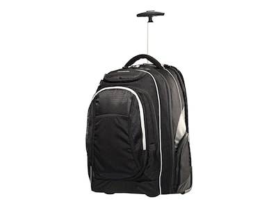 Samsonite Tectonic Black Nylon Wheeled Backpack, 21 (507231041)