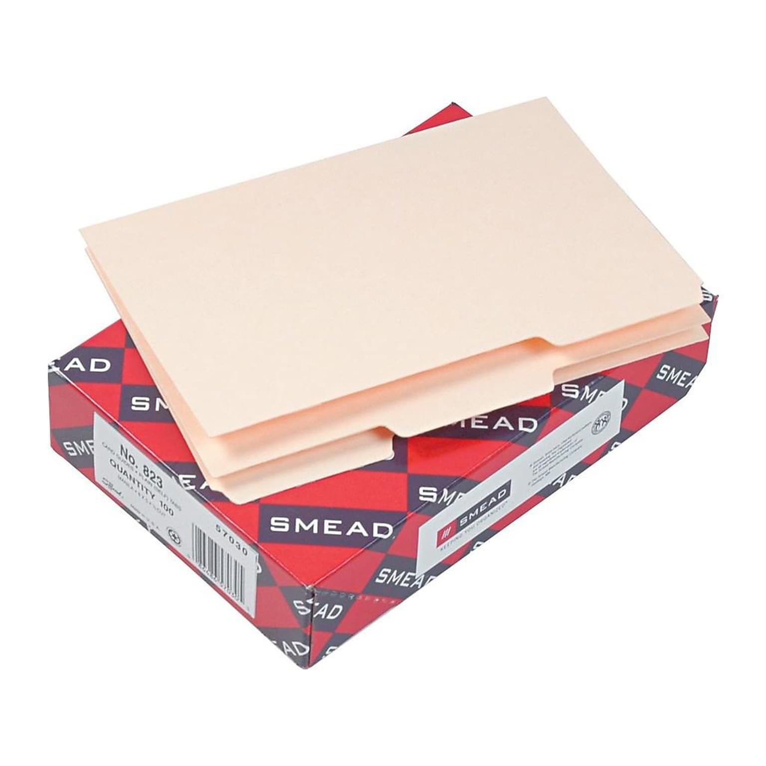 Smead 5 x 8 Index Card Files, Manila, 100/Box (57030)