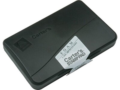 Carters Foam Stamp Pads, Black Ink (21381)