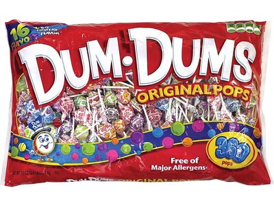 Dum Dums Lollipops, Assorted Flavors, 61 oz., (220-00055)