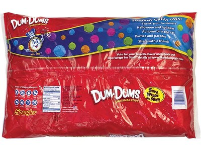 Dum Dums Lollipops, Assorted Flavors, 61 oz., (220-00055)