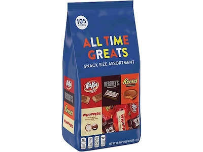 Hershey's All Time Greats Assorted Bulk Pack, Variety, 38.9 Oz. (HEC20243)